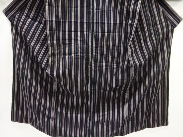  アンティーク　縞木綿着物